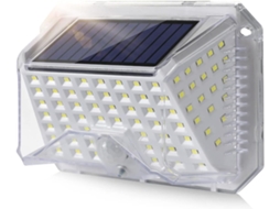 Kit com 2 luminárias solares de solo com 6 Leds AQUAFORGE