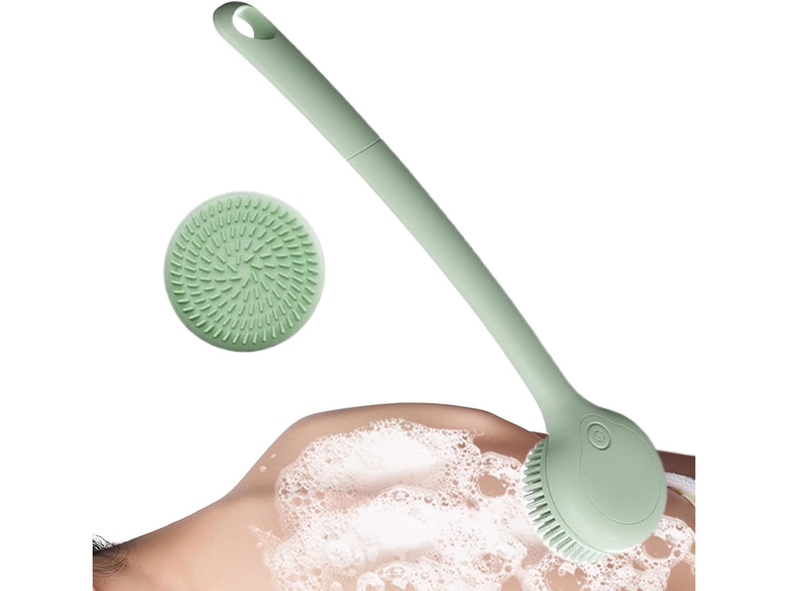 Escova Elétrica Rotativa De 2 Velocidades Para As Costas Banho Recarregável Com Cabo Longo Massagem Na Pele, Pés, Rosto