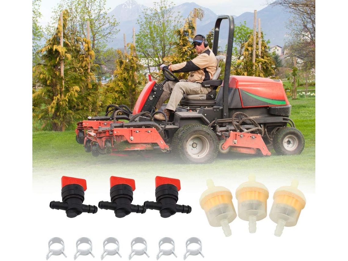 Conjunto De Válvula De Corte, Kit De Acessórios Para Cortador De Grama Em Plástico Resistente
