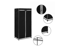 Guarda Roupa 75x50x160 Cm Preto DKD HOME DECOR