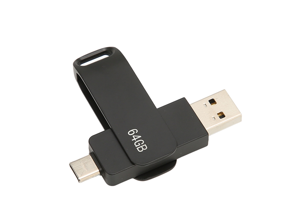 Pen Drive Usb 2 em 1 Metal LAXISCREED