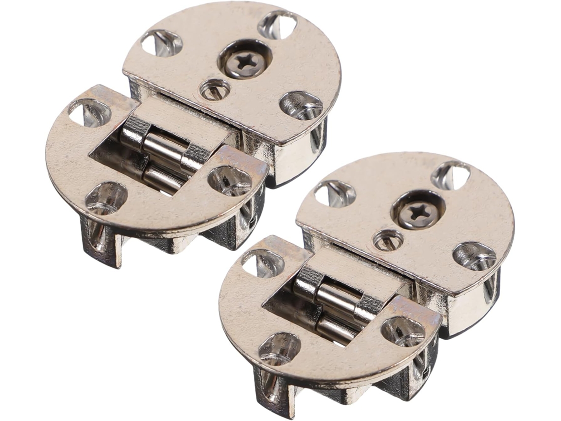 Conjunto De 2 Dobradiças Articuladas Em Liga Zinco Com Amortecedores