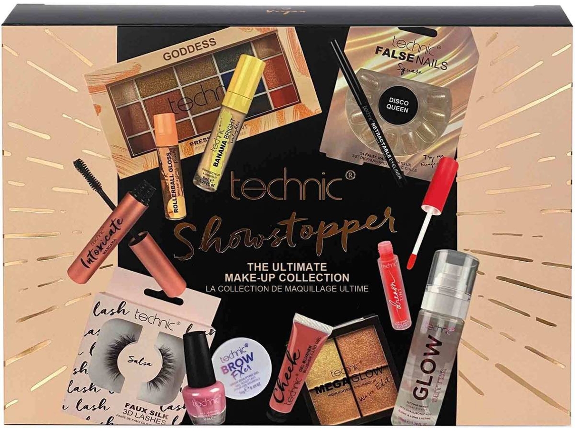 Conjunto de Maquilhagem TECHNIC Showstopper (13 peças)