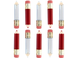 Conjunto De 10 Mini Tubos Transparentes Para Batom E Protetor Labial, Perfeitos Para Montar Você Mesmo.