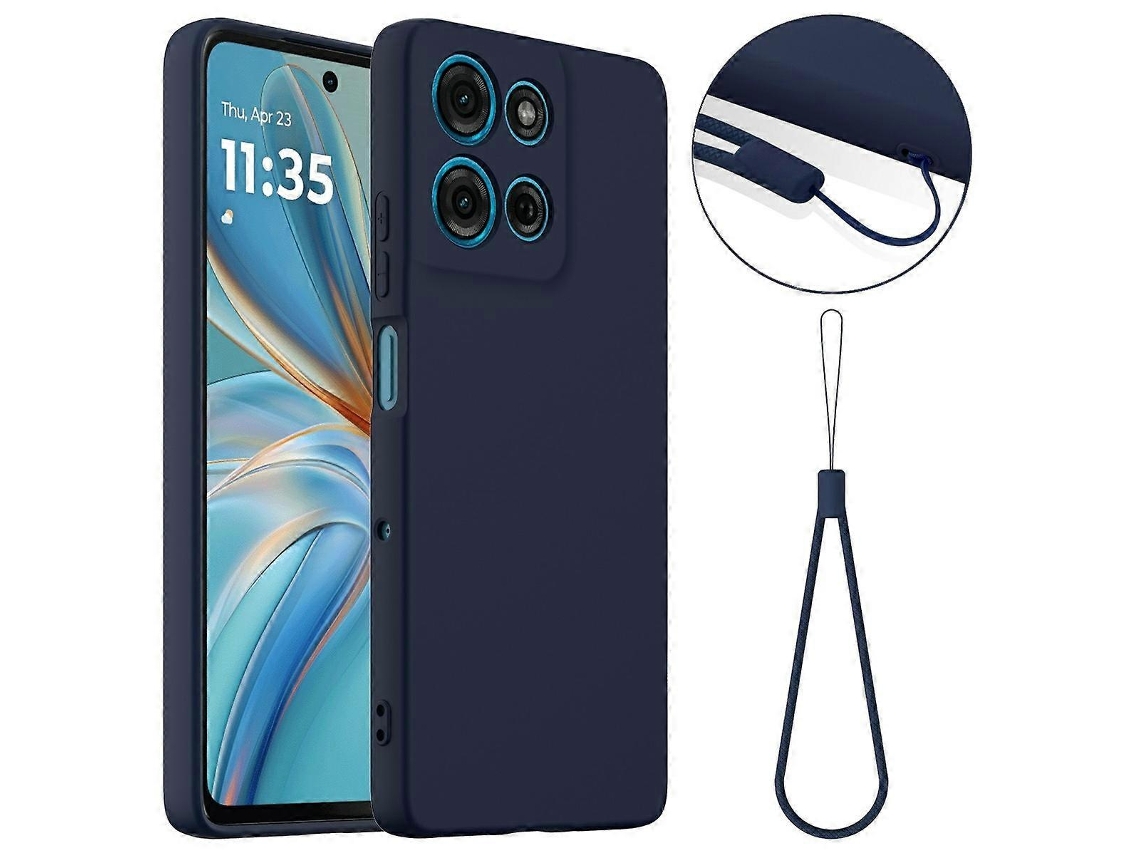 Capa Para Motorola Moto G75 5g Compatível Com Capa De Silicone Líquido Magsafe Com Cordão Hk Estilo A