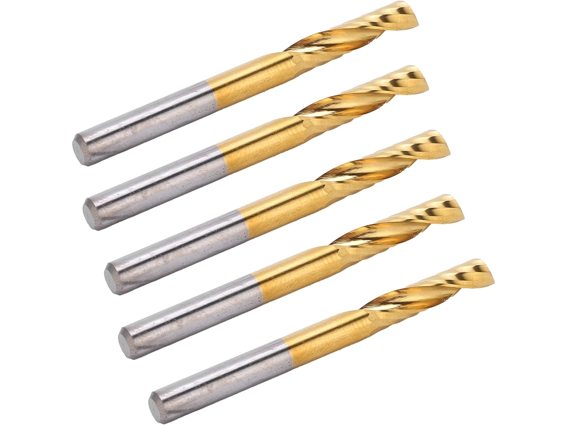 Fresa Topo com Haste Cnc 4 X 17 X 45 Mm para Corte de Alumínio CHABERLU