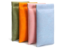 Estojo para Óculos 4 Pack, Estojo de Óculos Pu Macio para Mulheres Homens Portátil