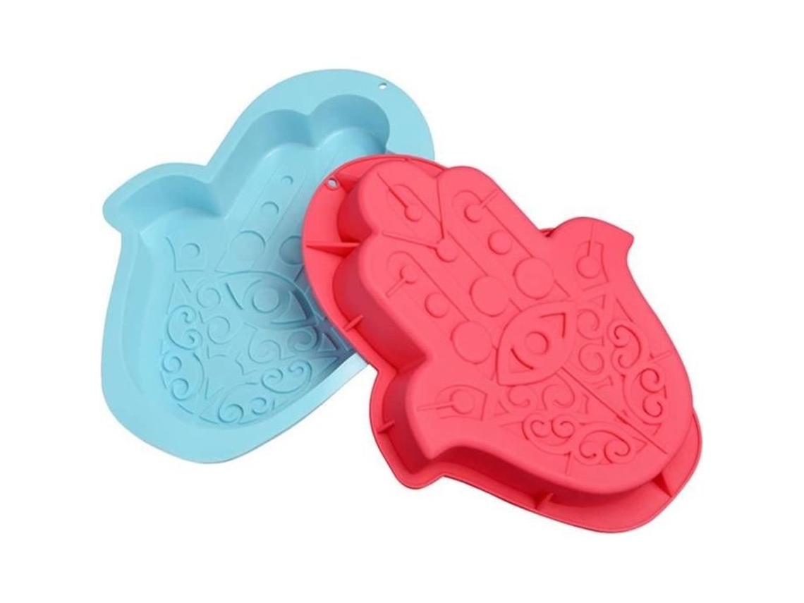 Molde de Silicone 3D Grande Mão de Fatma Fatima Hamsa para Bolos Orientais Sobremesa Sobremesa Biscoito...36 * 27 * 5 5 Cm GENERIQUE