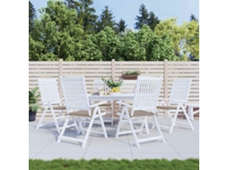Vidaxl Almofadões P/ Cadeiras Jardim 6 Pcs Oxford Cinza-acastanhado