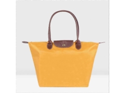 Bolsa de Compras Feminina Clássica de Cor Sólida, em Tecido Oxford, Nylon, Dobrável, para Ombro Ou para Guardar Objetos. GOKOCO