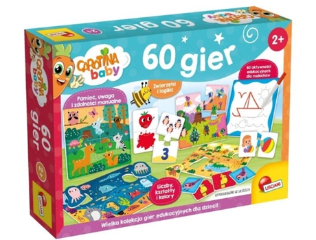 Carotina Baby 60 Jogos Educativos Para Crianças 102877 Lisciani Liscianigiochi