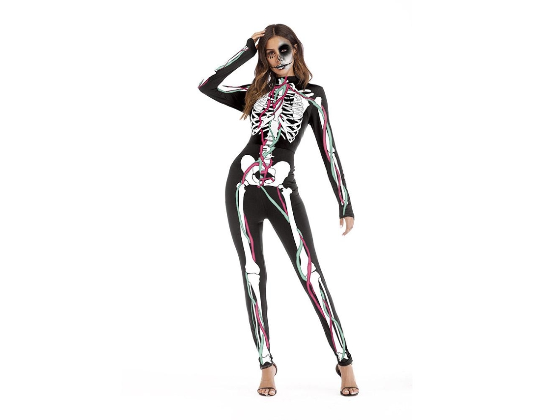 Laxiscreed Quebra-cabeça De Halloween Com Fantasmas, Caveira, Esqueleto Luminoso E Ornamentos De Múmia
