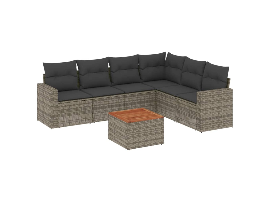 Garden Sofa Set, Garden Sofa Sets Vidaxl Cinzeto Rattan / Vime (n/a)