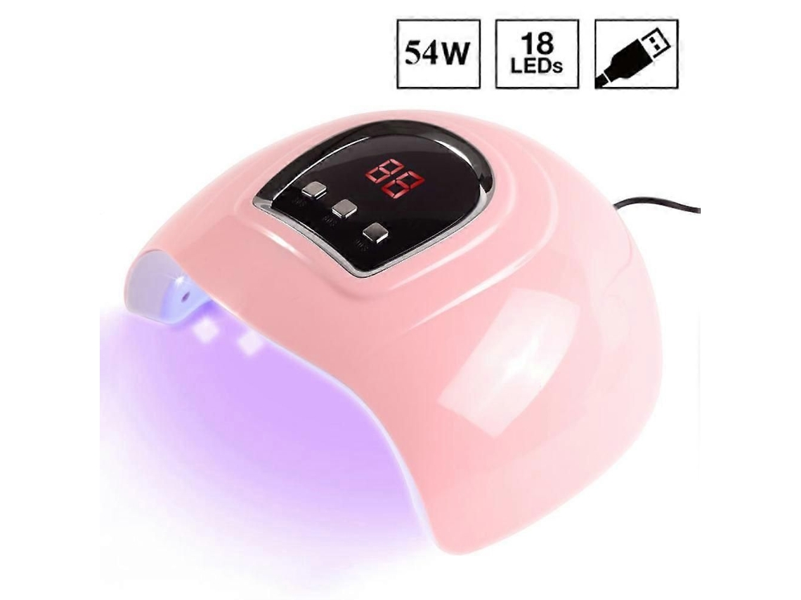 54w Led Nail Lamp Uv Dryers Phototherapy Machine With Timer Dryer GOKOCO