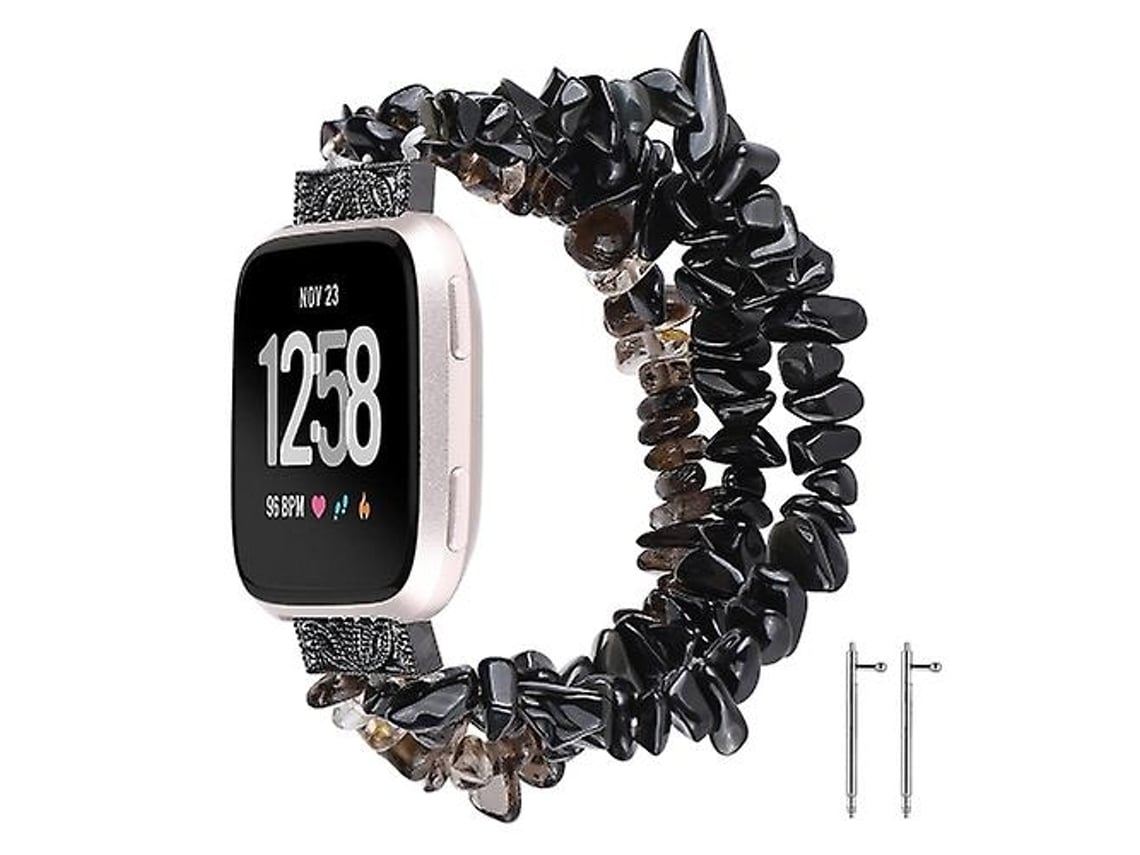 Lurelia Pulseira Fitbit Versa, De Pedra Bruta, Relógio Friday Stone