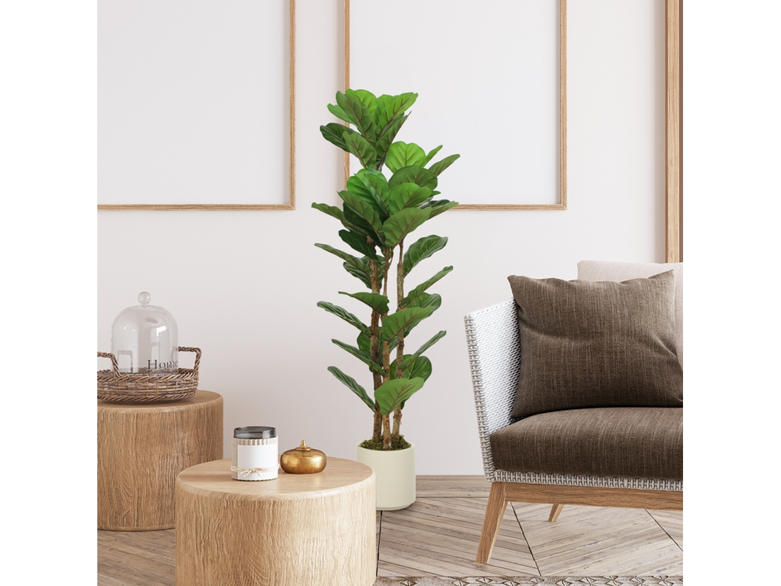 Planta Artificial, Acabamento Verde, 120 X 40 X 45 Cm