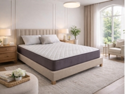 Colchão De Espuma Sonho Loira Visco 150x190 Cm – Altura 23 Cm Com 5 Cm De Viscoelástica