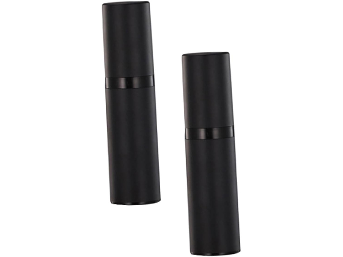 Frasco De Maquiagem De Plástico Preto, Tipo Spray