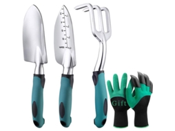 2026 kit de Ferramentas de Jardim 3 Peças Ferramentas de Jardinagem em Alumínio Fundido Luvas Presente Jardinagem para Mulheres e Homens