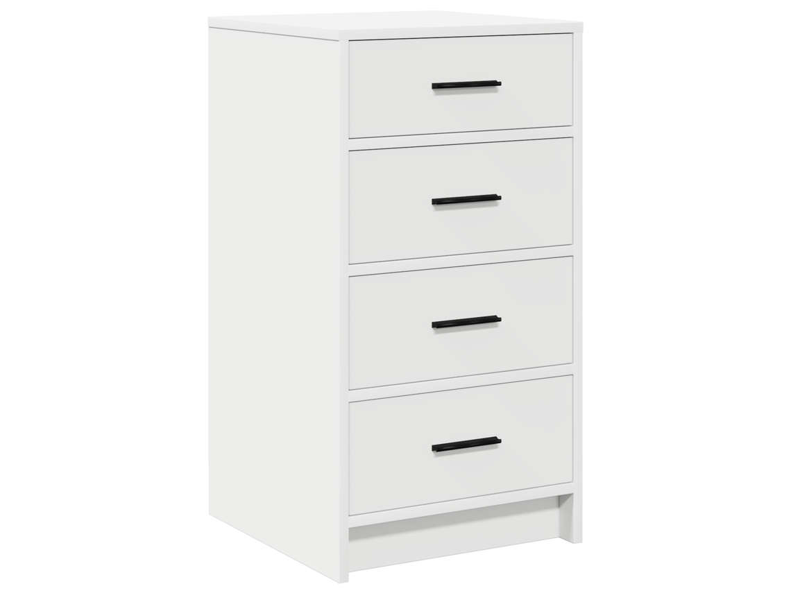 Conjunto 1 Armazenamento De Buffet Vidaxl Branco Derivados De Madeira (40 X 41 X 75 Cm)