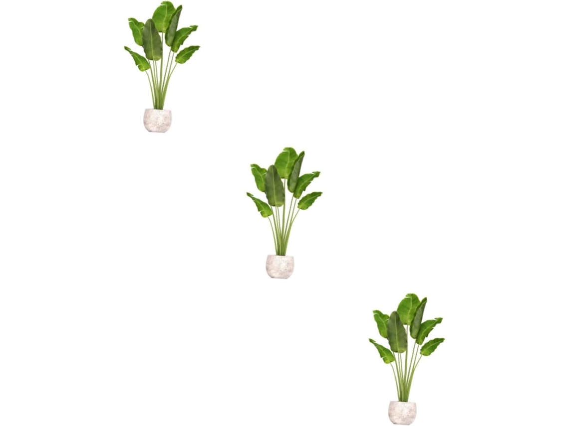 Conjunto De 3 Adesivos Decorativos Para Vasos De Plantas Na Parede.