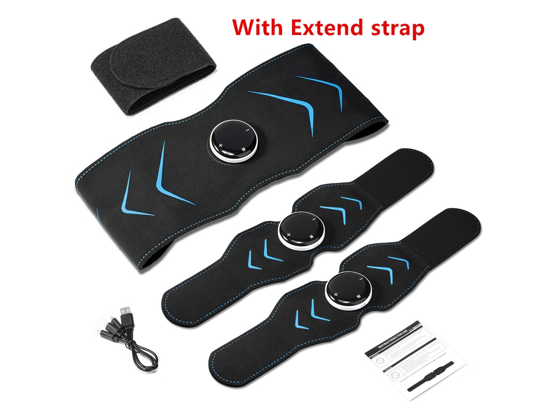 Ems Estimulador Muscular Abdominal Trainer Conexão Usb Abs Fitness Equipamento De Exercícios Músculos Eletroestimulador Tonificador Massagem Slowmoose
