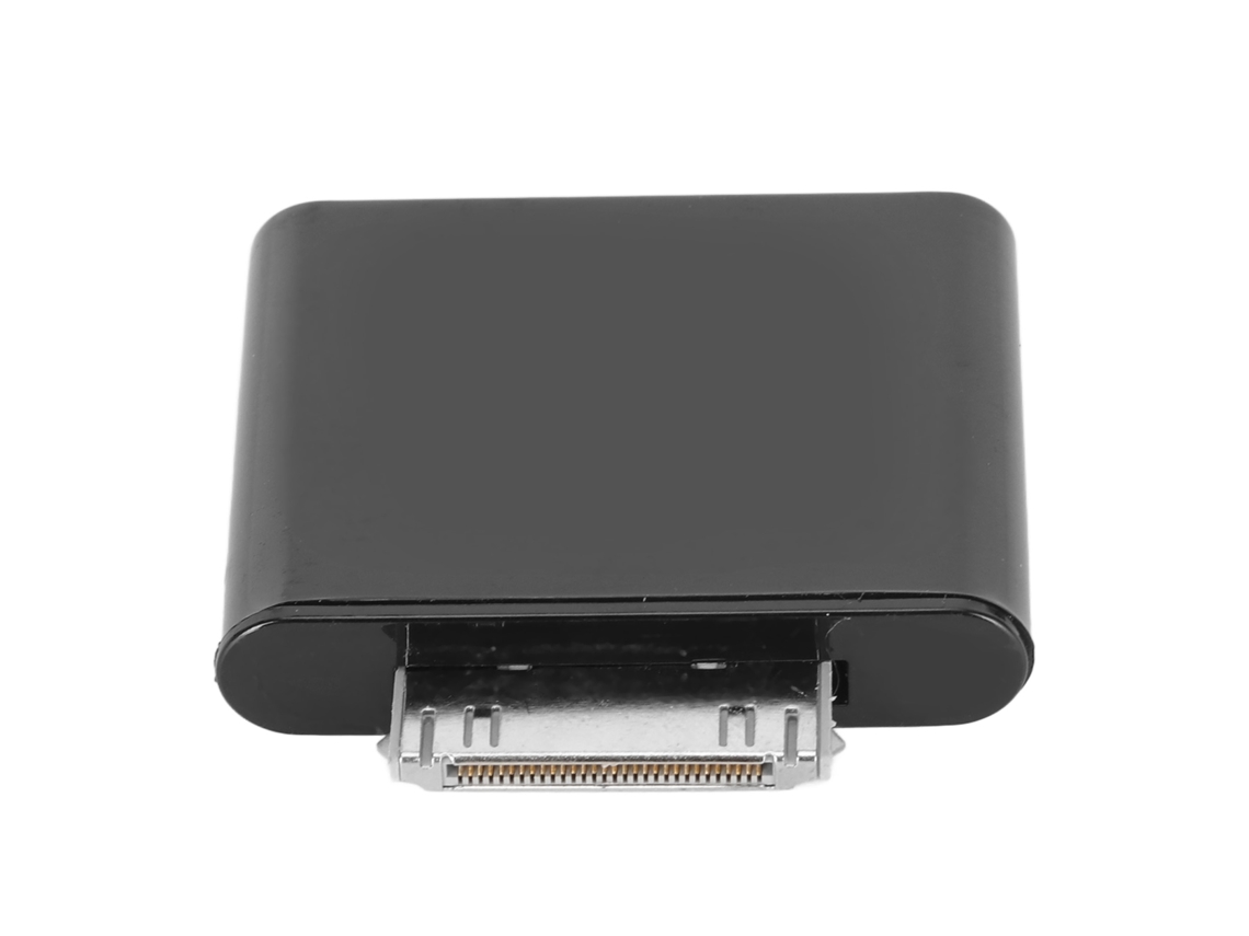 Adaptador Bluetooth 30 Pin Plug And Play Transmissor Sem Fio De Áudio Dongle Preto