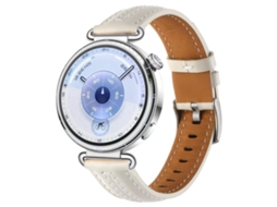 Bracelete para Huawei Watch Gt 6 XIAOMOYU em Couro com Fivela Prateada Bege (41mm)
