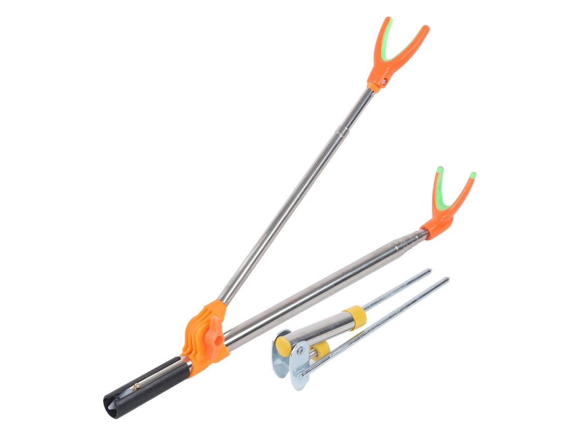 Suporte de Vara de Pesca Inox Multifuncional 1,7m