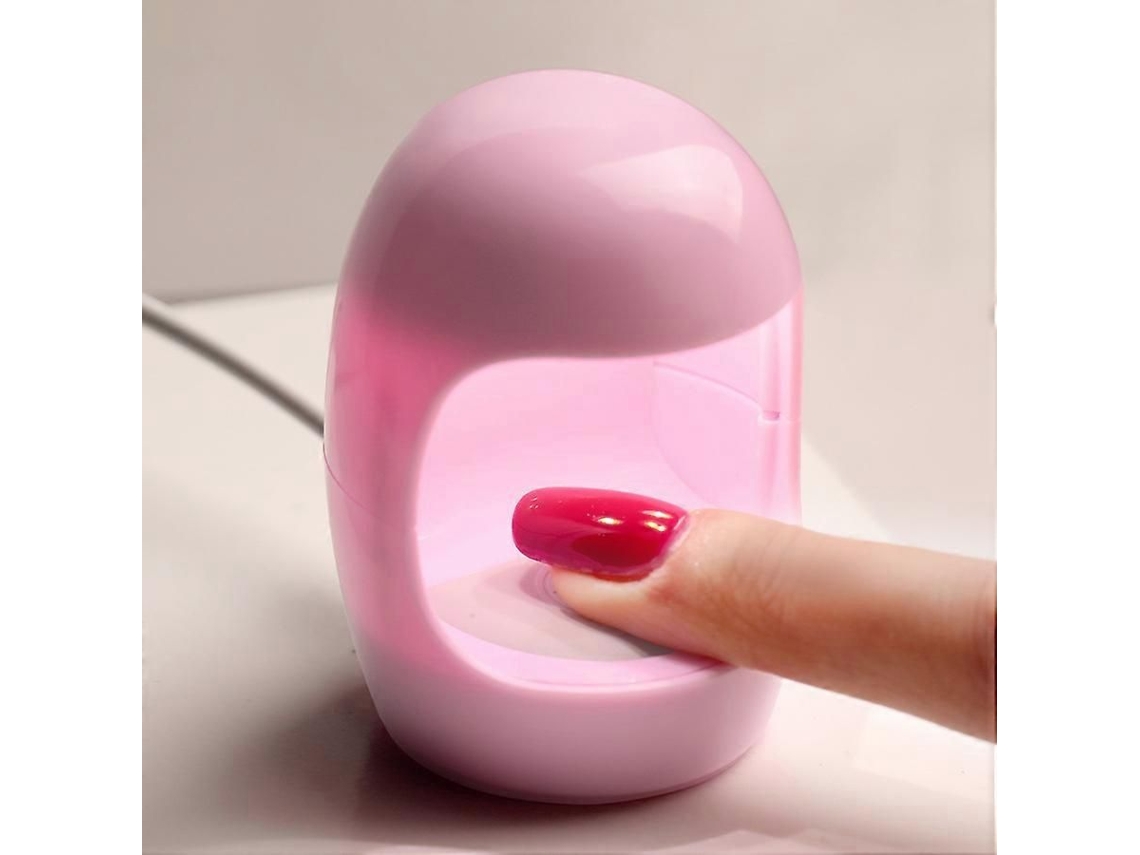 Meixia* Mini Lâmpada Quente Pequena Uv Portátil de Secagem Rápida Led Dedo Único em Forma Casca Ovo For Ma Mão Não Preta Lâmpa GOKOCO