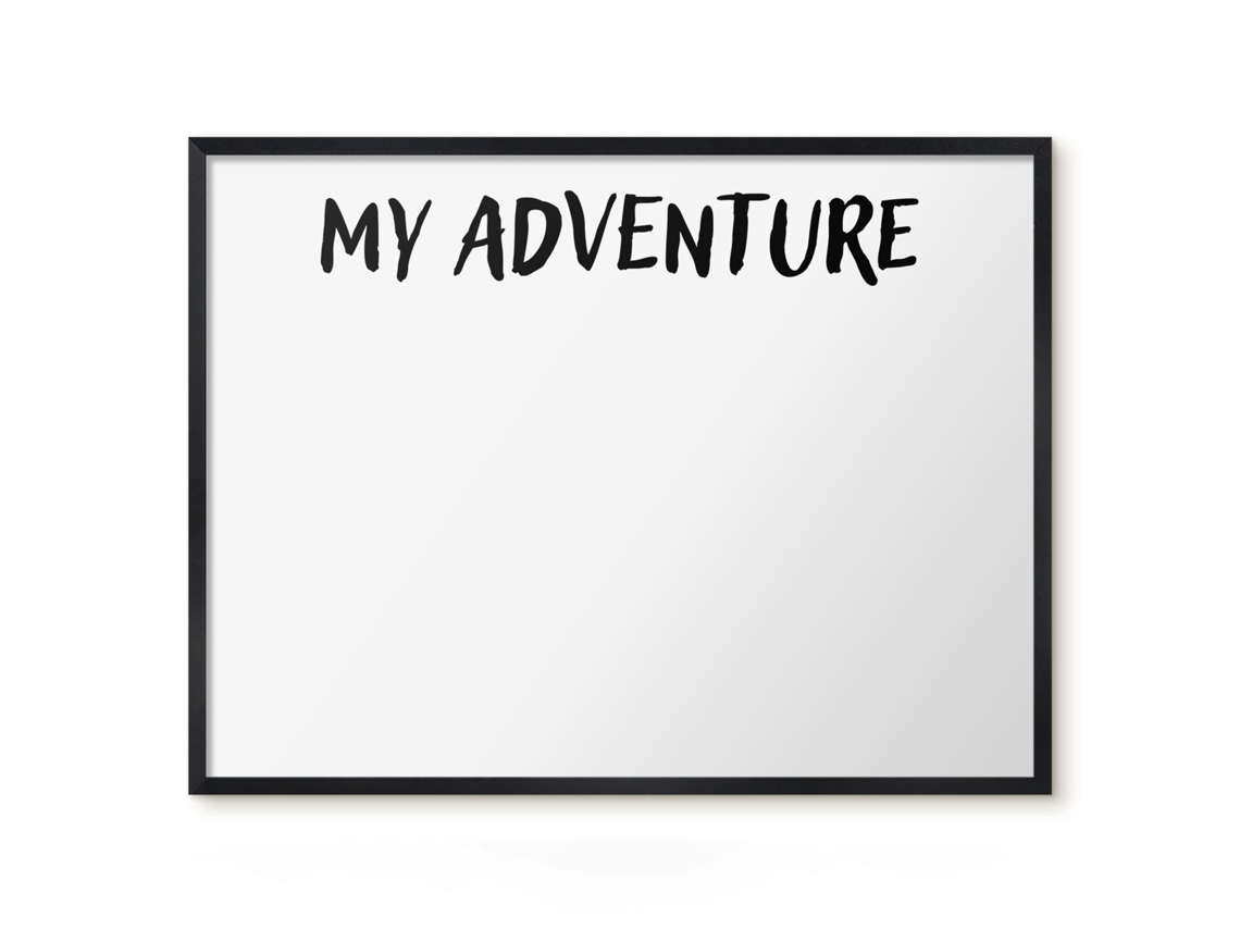 Magnetic Board For Wall My Adventure For The Bedroom Espelharte (80x60 Cm)