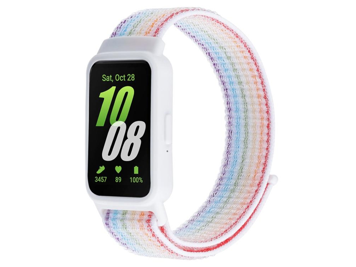 Bracelete para Samsung Galaxy Fit 3 com Fecho de Nylon Integrado Sete Cores XIAOMOYU