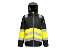 Jaqueta De Inverno Pw3 Hi-vis Classe 1 – Alta Visibilidade E Conforto Laranja E Preto / Gg