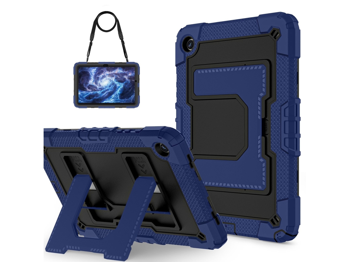 Tressino Capa Tablet Para Samsung Galaxy Tab A11 Plus De 11 Polegadas Resistente A Choques Com Suporte Azul E Capa (11 Polegadas)