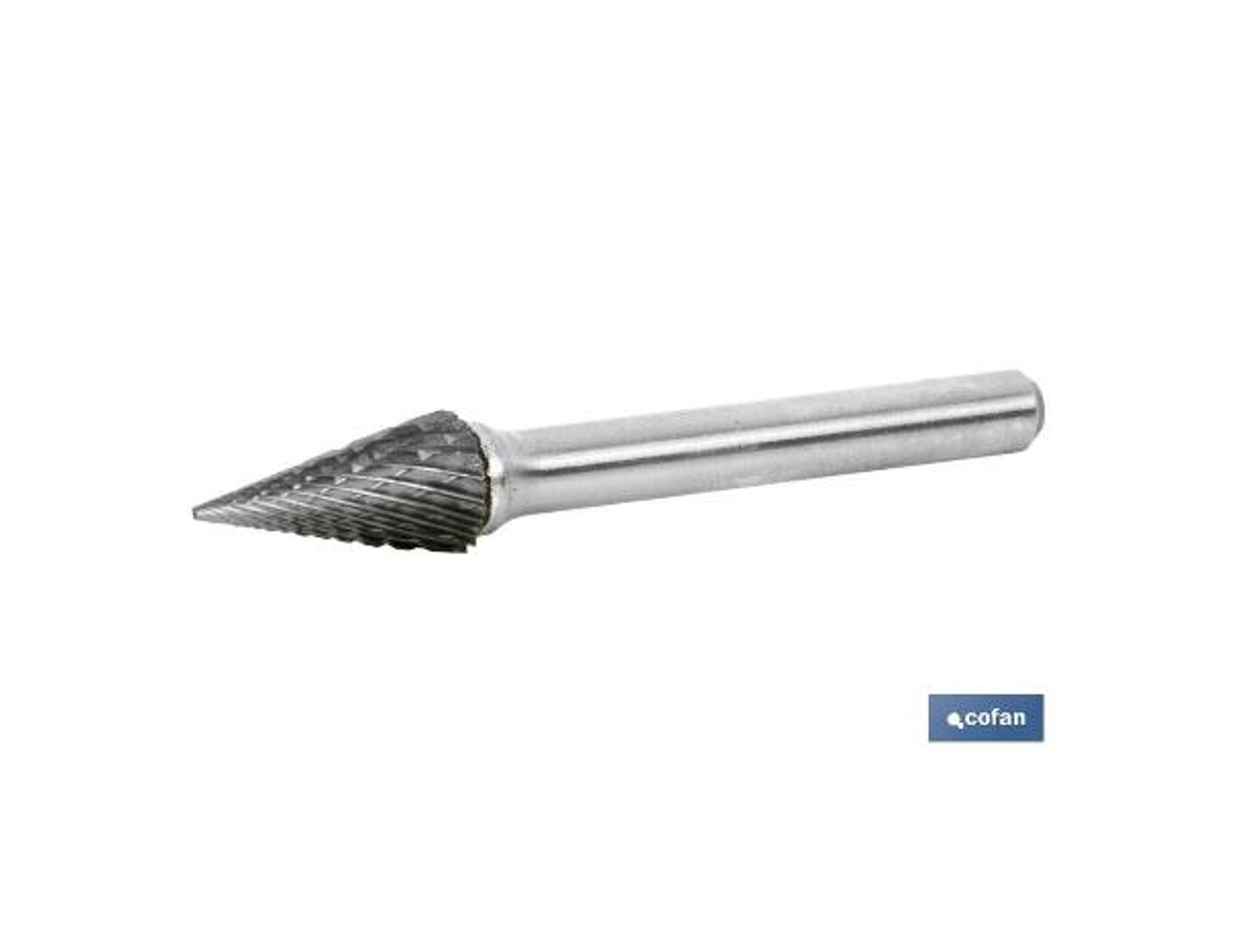 Fresa rotativa cónica 6mm.