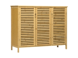 Sapateiro de Madeira com Prateleira e Caixas para Entrada 101,5x25,5x98cm S/MARCA