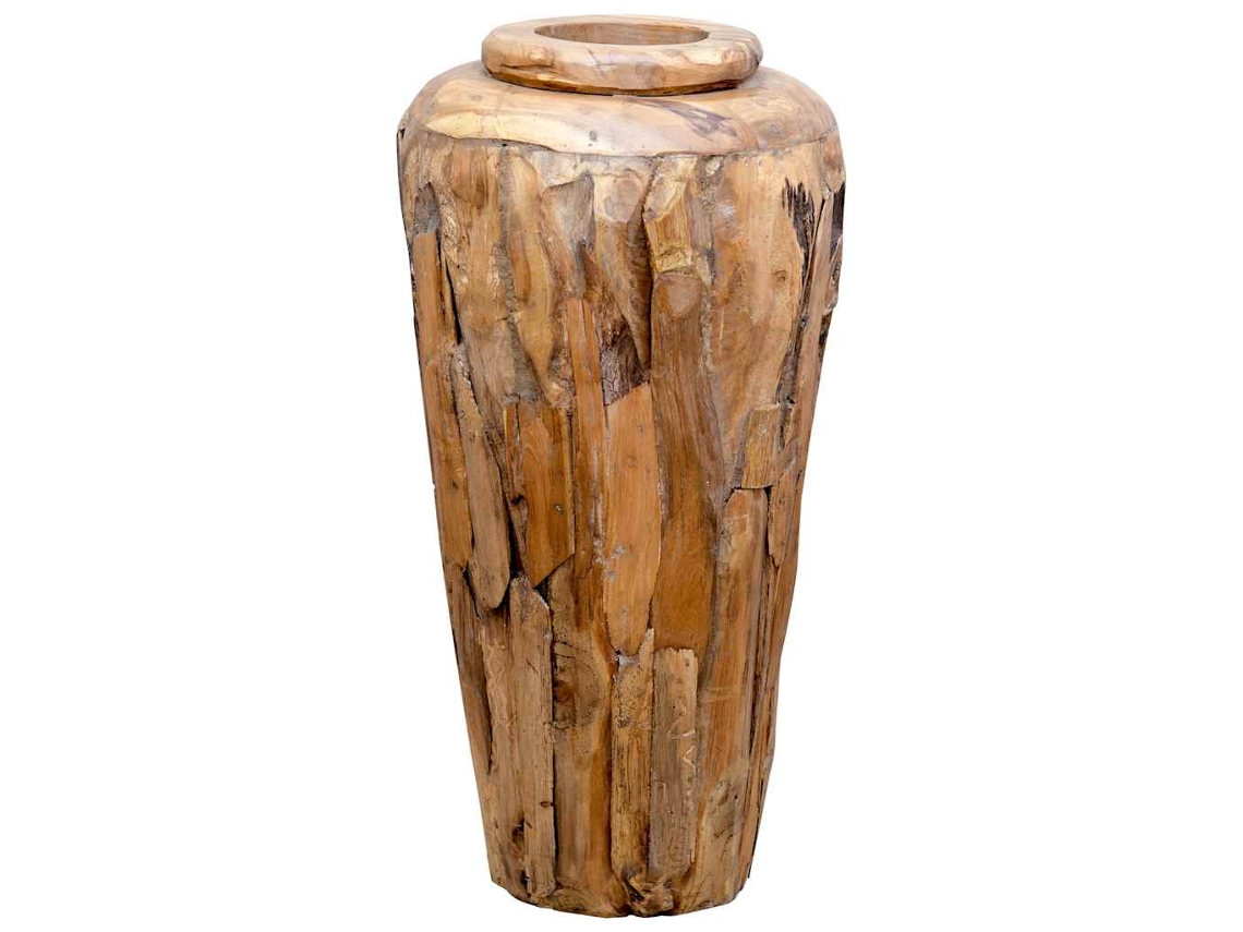 Decoration Vase, Decoration Vases Vidaxl Marrom Teca (40 X 80 Cm)