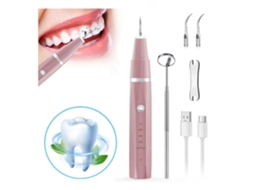 Removedor Ultrassónico De Placa Bacteriana , Para Tártaro E Manchas, 5 Modos, Ipx8 Recarregável Rosa Hexinyigjly