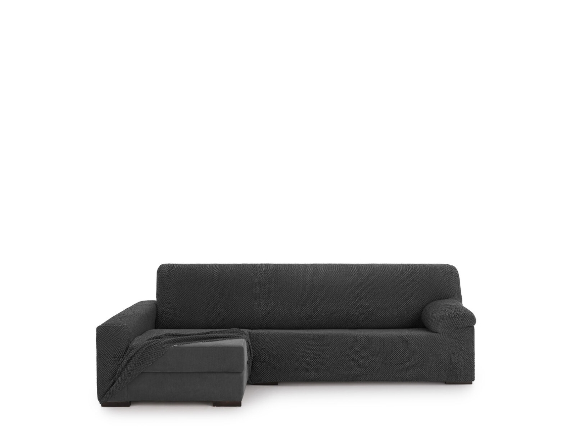 Capa para chaise longue de braço comprido esquerdo EYSA THOR Cinzento escuro 170 x 110 x 310 cm