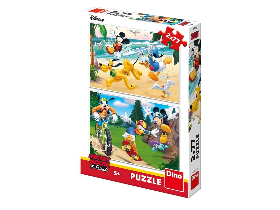Puzzle 2X77 Pcs Mickey Disney DINO