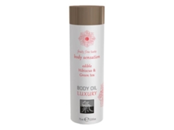 Óleo Corporal Luxuoso Comestível Hibisco e Chá Verde SHIATSU