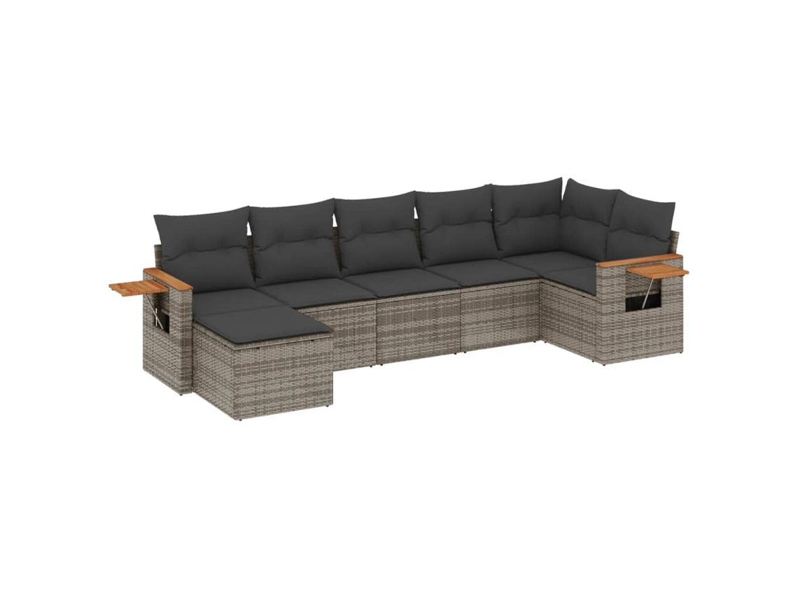Garden Sofa Set, Garden Sofa Sets Vidaxl Cinzeto Rattan / Vime (n/a)