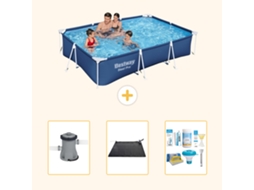 Bestway Piscina Bestway Steel Pro Retangular - 300x201x66 Cm - 4-peças S22727