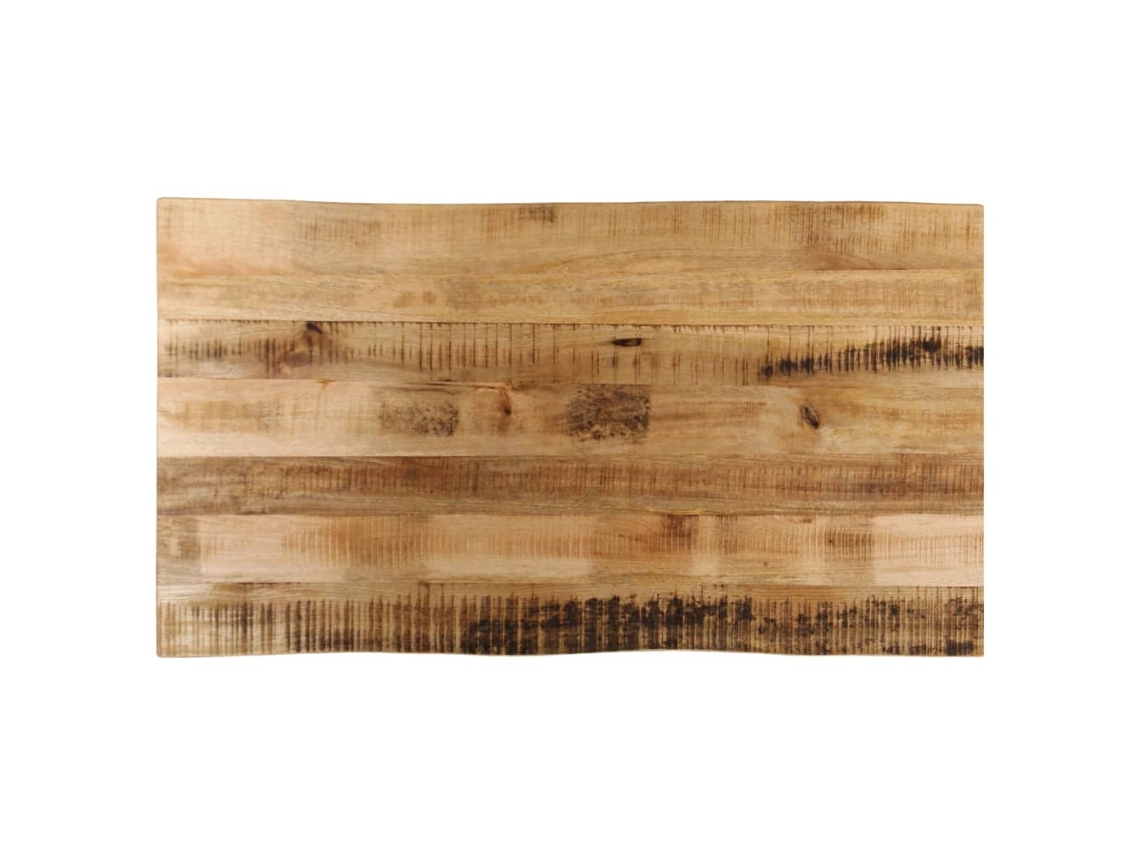 Vidaxl Tampo De Mesa C/borda Viva 120x60x3,8cm Mangueira Áspera Maciça
