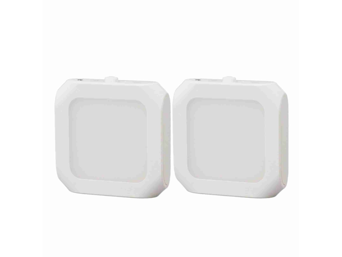 Rebe-2 Peças De Lâmpada Noturna Led Com Sensor De Luz, Plugueável, Regulável, Luz Quente, Sensor Automático Amanhecer A Anoitecer, Plugue Britânico