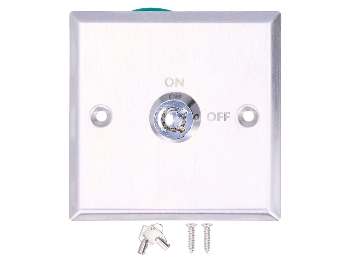 Chave De Porta Com Interruptor Dc 12v Em Aço Inoxidável, Controle De Acesso, Trava Liga/desliga Para Situações De Falta Energia