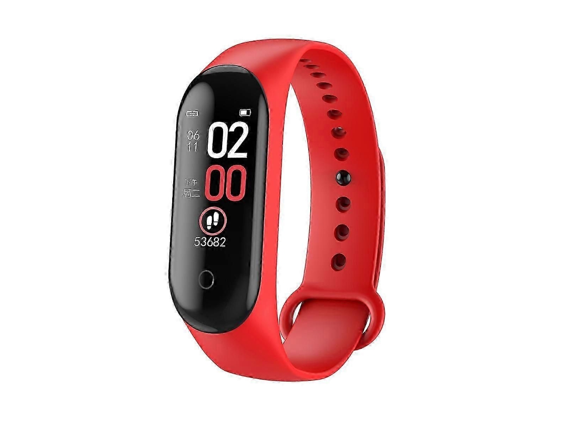 Pulseira Inteligente Esportiva M4 Com Monitor De Pressão Arterial