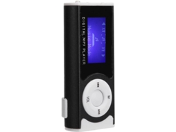 Reprodutor de música MP3 portátil YURU com tela LCD, lanterna LED, suporte até 16GB | S/MARCA