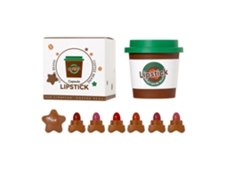 Conjunto De 6 Batons Labial Mini Cápsula Mate Velvet Gloss De Longa Duração Não Adere A Copos Presente De Maquiagem