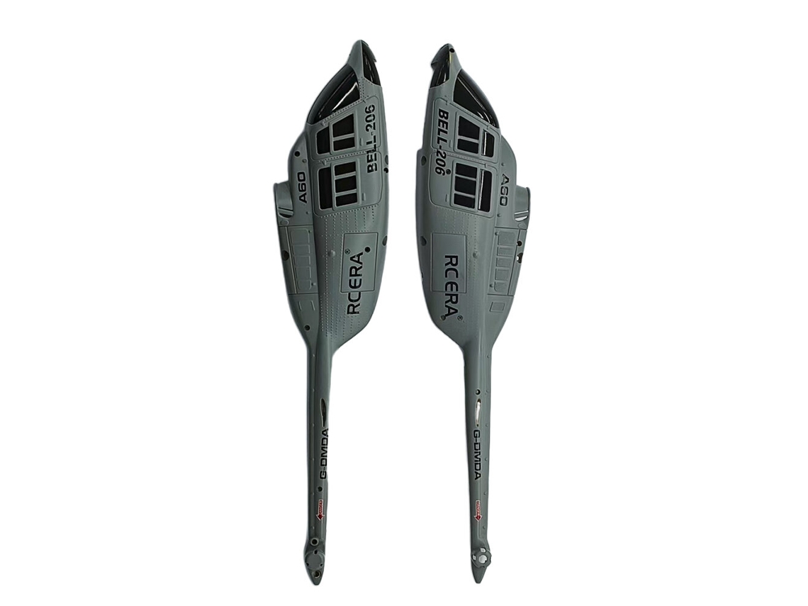 Cinzentorc Era A60 Mini Bell 206 Peças de Substituição para Helicóptero Rc Canopy MDUG